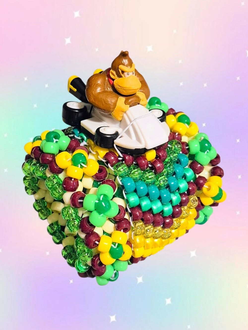 Mario Kart Donkey Kong Rotating Kandi Cuff